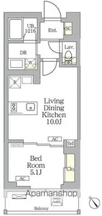 グランパーク千駄ヶ谷レジデンス【3階】の間取り