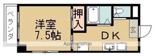 藤原マンション桜井【3階】の間取り