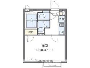 クレイノ志賀屋【2階】の間取り