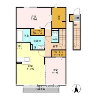 山王NTステージ A【1階】の間取り