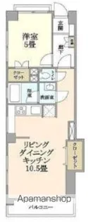 四谷フラワーマンション【8階】の間取り