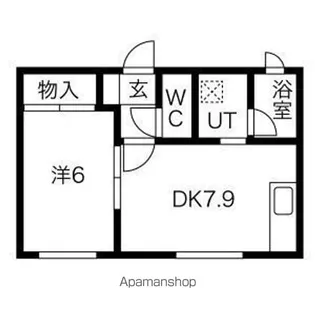ジュネス大通【3階】の間取り