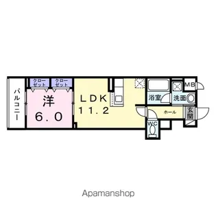スカイノッツ北赤羽【3階】の間取り