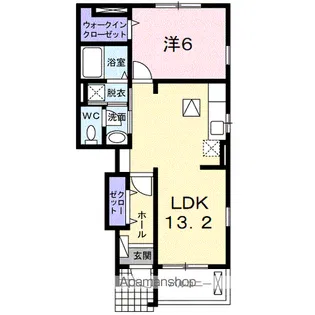 パーク フィネ B【1階】の間取り