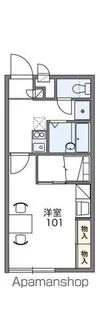 レオパレスサンデン5【2階】の間取り