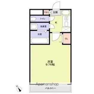 ベリエ東船橋【2階】の間取り