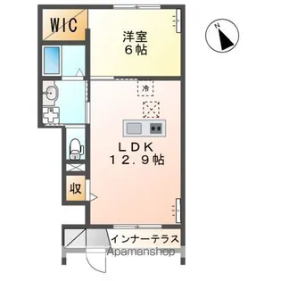 ラ・ドゥース・シャルールⅡ【1階】の間取り