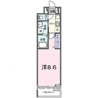 モーダ・フジ【2階】の間取り