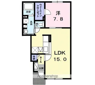 グラン メルシ【1階】の間取り