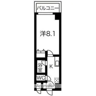 ヒルズ新栄3号館【202号室】の間取り