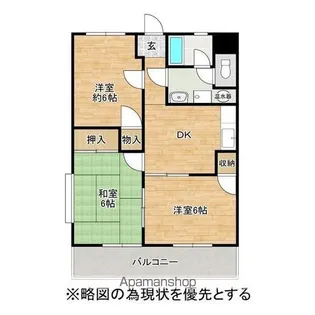 3DKの間取り画像