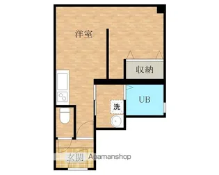 エースビル【401号室】の間取り