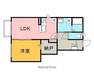 カーサフェリーチェ【102号室】の間取り