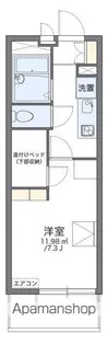 レオパレスピースフル【202号室】の間取り