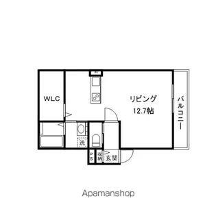 イストワール船町【Ⅰ-202号室】の間取り