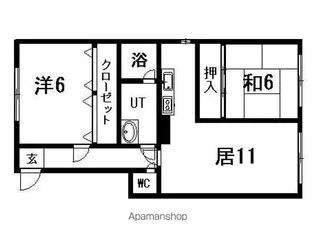 コーポMT【302号室】の間取り