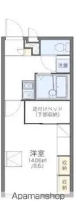 レオパレス今宿【2階】の間取り
