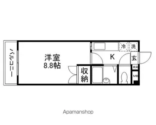 メイン23【311号室】の間取り