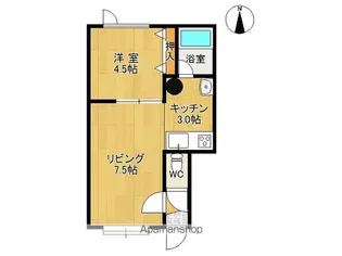 OAKⅥ【203号室】の間取り