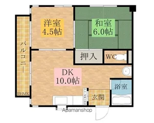 ロイヤル江坂【3-A号室】の間取り