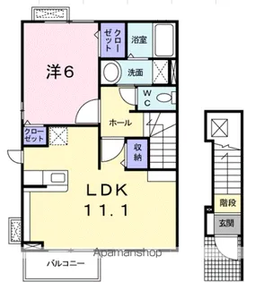 サニー・ヴィラ【2階】の間取り