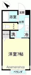 コーポブランチ【202号室】の間取り