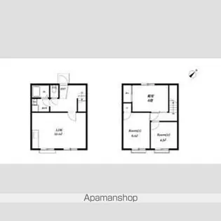サニーガーデン【B-5号室】の間取り