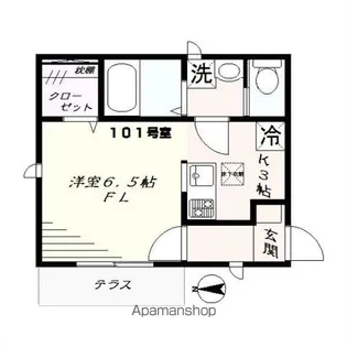 ブレッツァ ヤヒロ(BREEZZA YAHIRO)【1階】の間取り