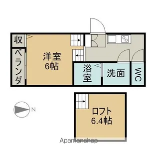 ライカート新栄【2階】の間取り