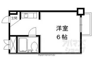 コーポたくみ【202号室】の間取り