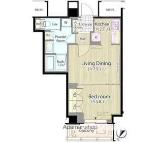 メルクマール京王笹塚レジデンス【16階】の間取り