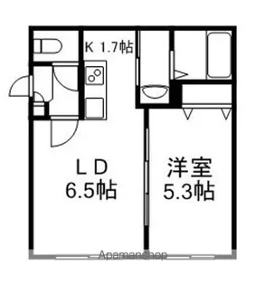 ソフィアステージ札幌白石【2階】の間取り