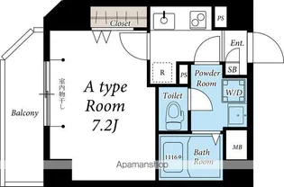 東京都杉並区清水3丁目【マンション】の間取り