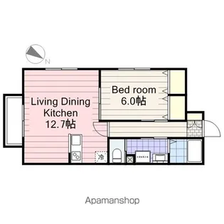 プラチナパレス【1階】の間取り