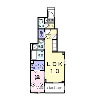 仮)八ケ崎7丁目アパート【1階】の間取り