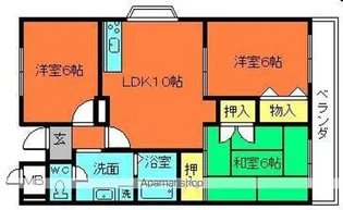 グリーンコロナル【2階】の間取り