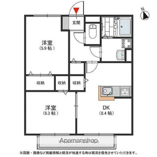 ALCYONE(アルシオネ)【208号室号室】の間取り
