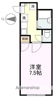 サンパレス宮町【110号室】の間取り