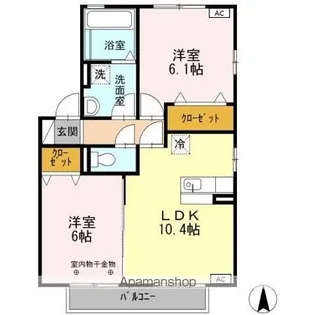 palazzo PLATINI【2階】の間取り