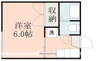 サンハイツ坪井【1階】の間取り