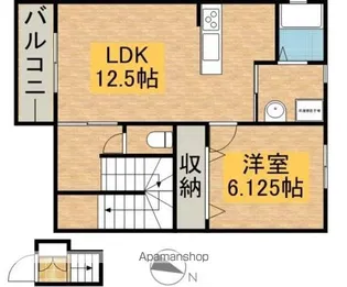 アラカルトⅢ【201号室】の間取り
