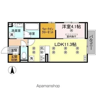 アヴェニュー・ルポ【2階】の間取り