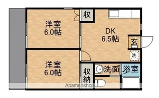 メゾンドめぐみ【1階】の間取り