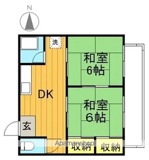 あぶくま荘【2階】の間取り