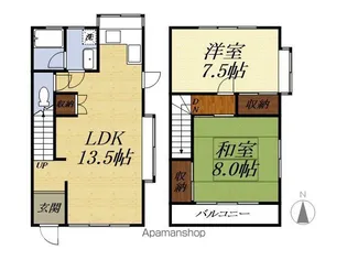 コーポ井伊谷I【102号室】の間取り