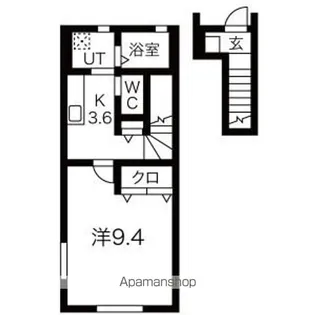 KSK北上Ⅱ【2階】の間取り