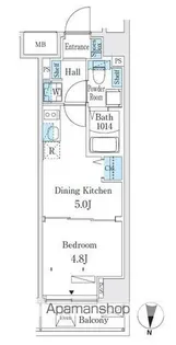 クラリティア板橋本町【3階】の間取り