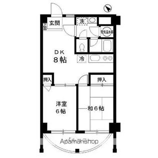滝野川フラワーハイツ【3階】の間取り
