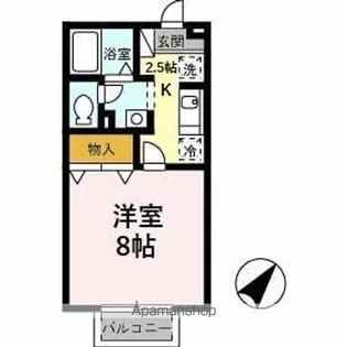 セジュール・エル・カンポ 【2階】の間取り