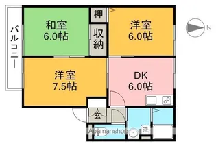 シオン神田Ⅰ【1階】の間取り
